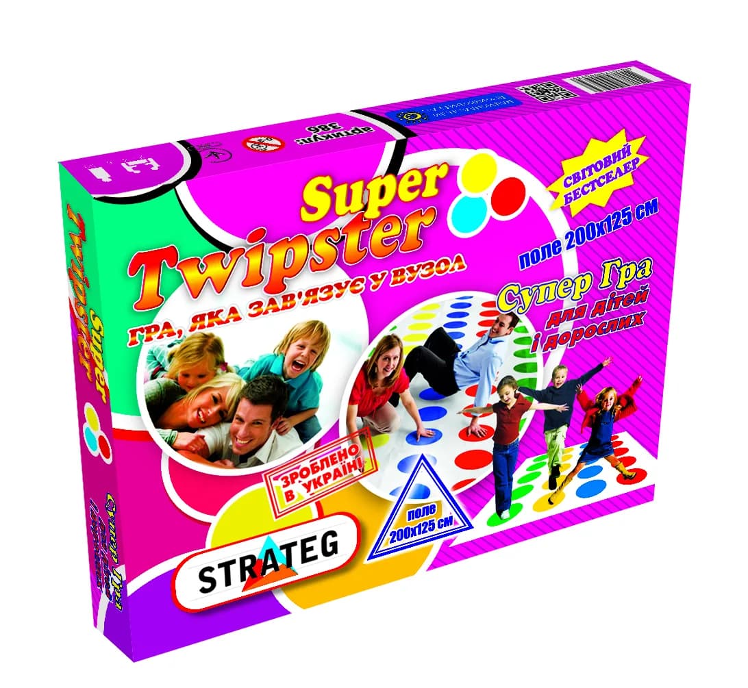 Игра напольная Strateg Твистер Strateg Super Twipster 11386 фото 2 Игра напольная Strateg Твистер Strateg Super Twipster 11386 фото 2