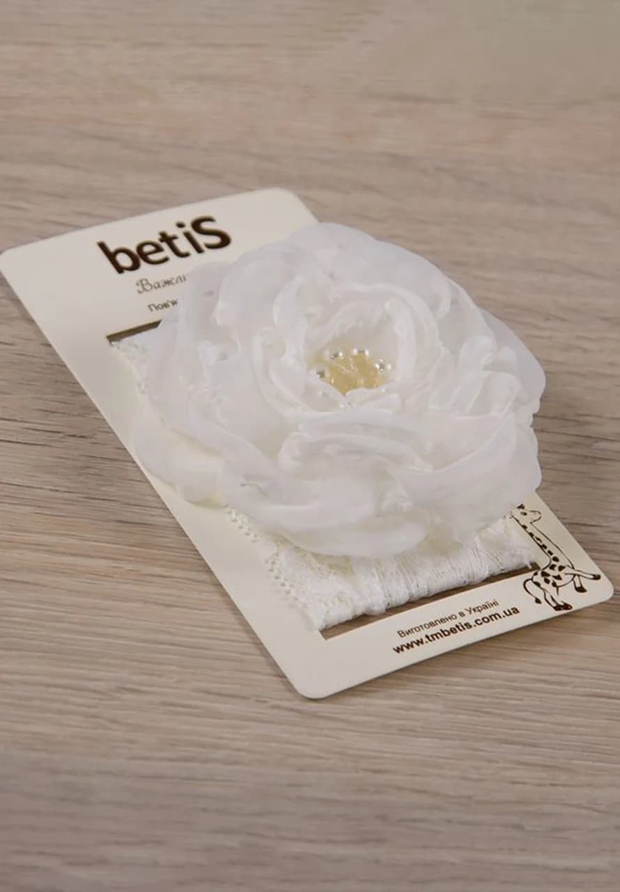 Повязка "Емілія" BETIS 27081760-61 -молочный фото 2 Повязка "Емілія" BETIS 27081760-61 -молочный фото 2