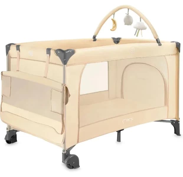 Манеж MoMi BELOVE PLUS Beige LOZE00026 фото 2 Манеж MoMi BELOVE PLUS Beige LOZE00026 фото 2