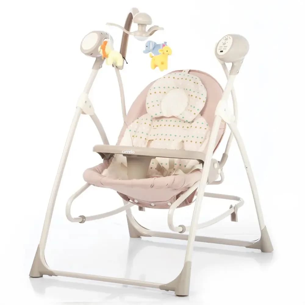 Крісло-гойдалка Carrello Nanny Beige Dot CRL-0005 фото 2 Крісло-гойдалка Carrello Nanny Beige Dot CRL-0005 фото 2