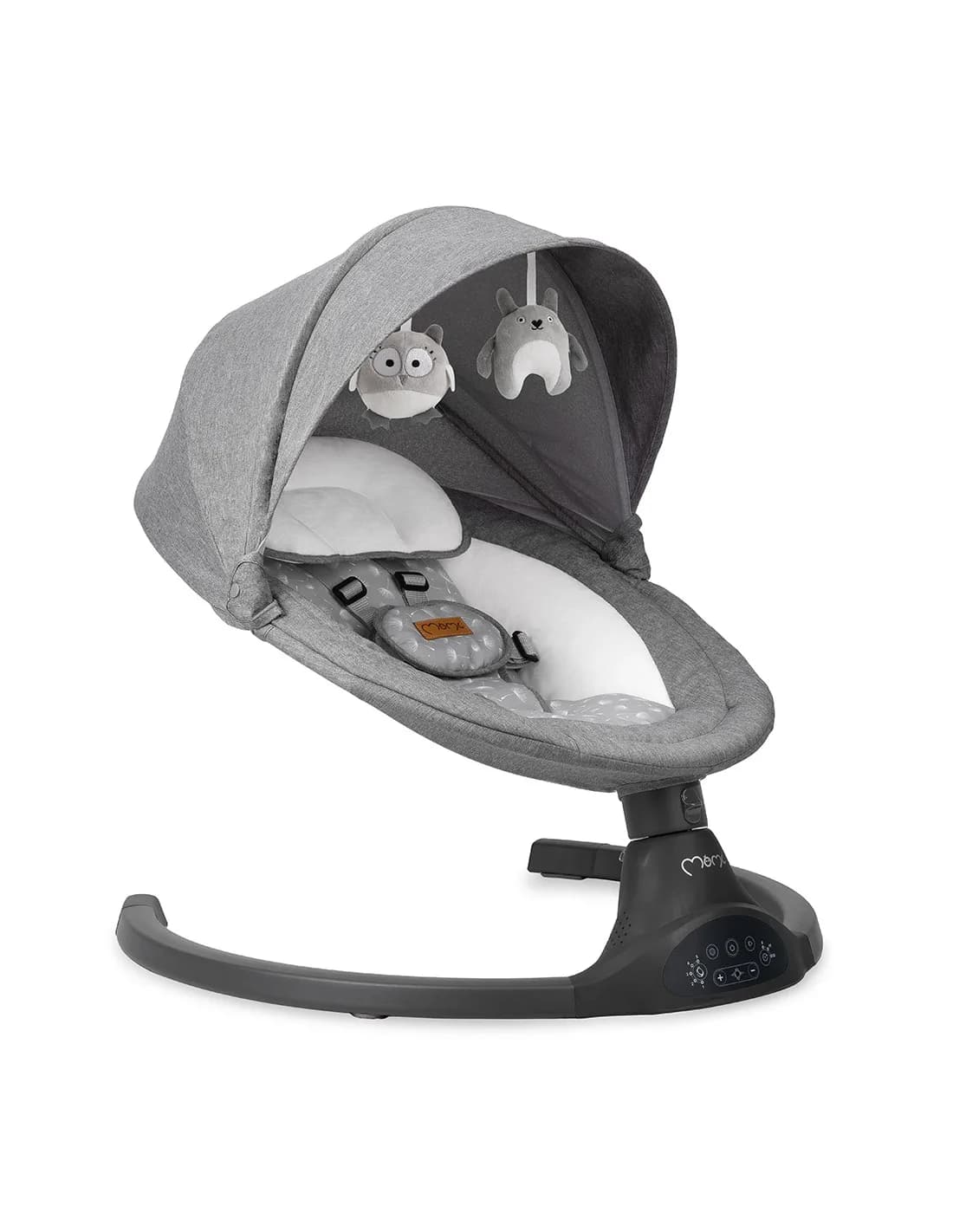 Шезлонг-гойдалка MoMi KENANI Dark Grey BULE00022 фото 4 Шезлонг-гойдалка MoMi KENANI Dark Grey BULE00022 фото 4
