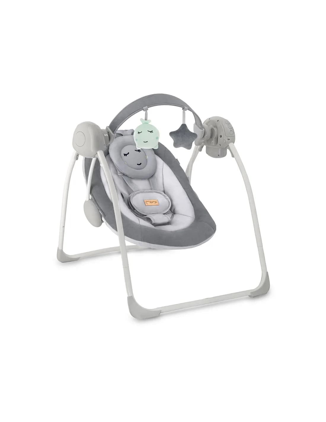 Шезлонг-гойдалка MoMi LISS Grey BULE00048 фото 6