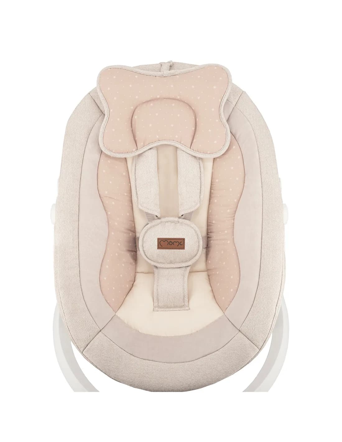 Шезлонг-качалка MoMi PEARL Beige BULE00039 фото 3 Шезлонг-качалка MoMi PEARL Beige BULE00039 фото 3