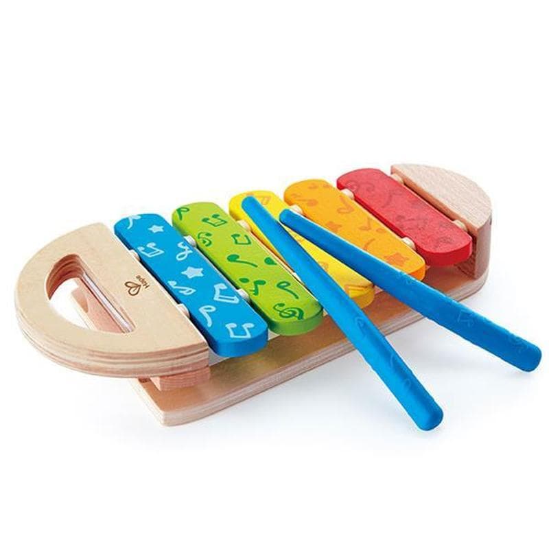 Ксилофон деревянный Hape РадугаE0606 Ксилофон деревянный Hape РадугаE0606