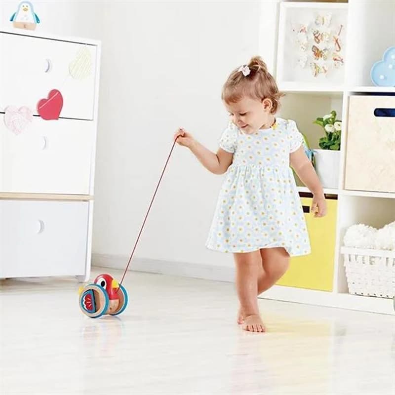 Каталка деревянная Hape Птичка E0360 фото 3 Каталка деревянная Hape Птичка E0360 фото 3