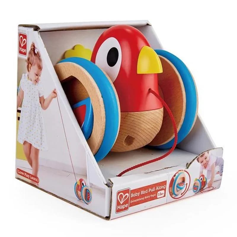 Каталка деревянная Hape Птичка E0360 фото 4 Каталка деревянная Hape Птичка E0360 фото 4