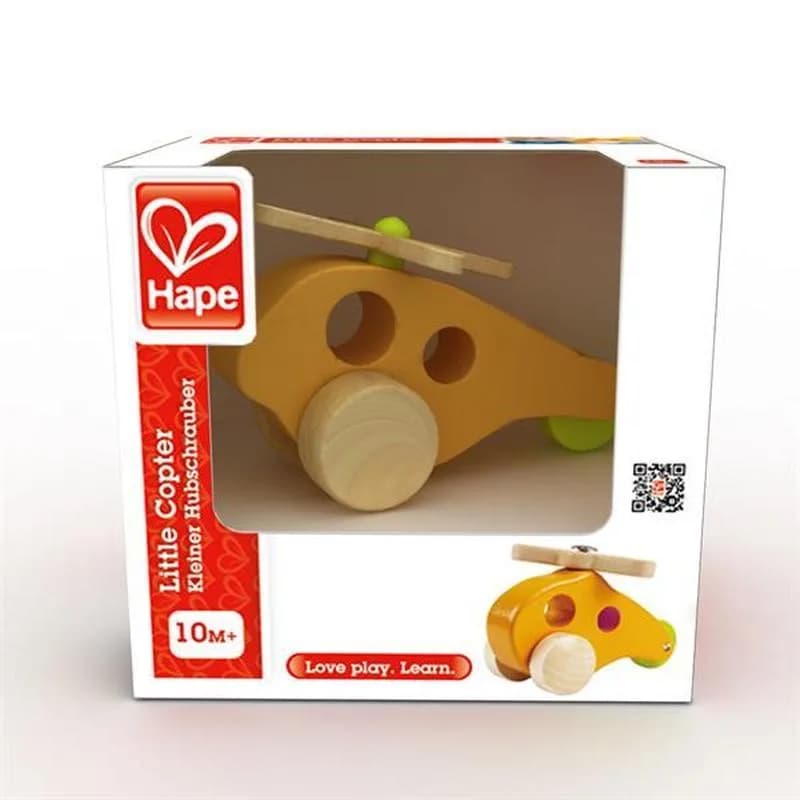 Гвинтокрил дерев'яний Hape Маленький льотчик E0051 фото 6
