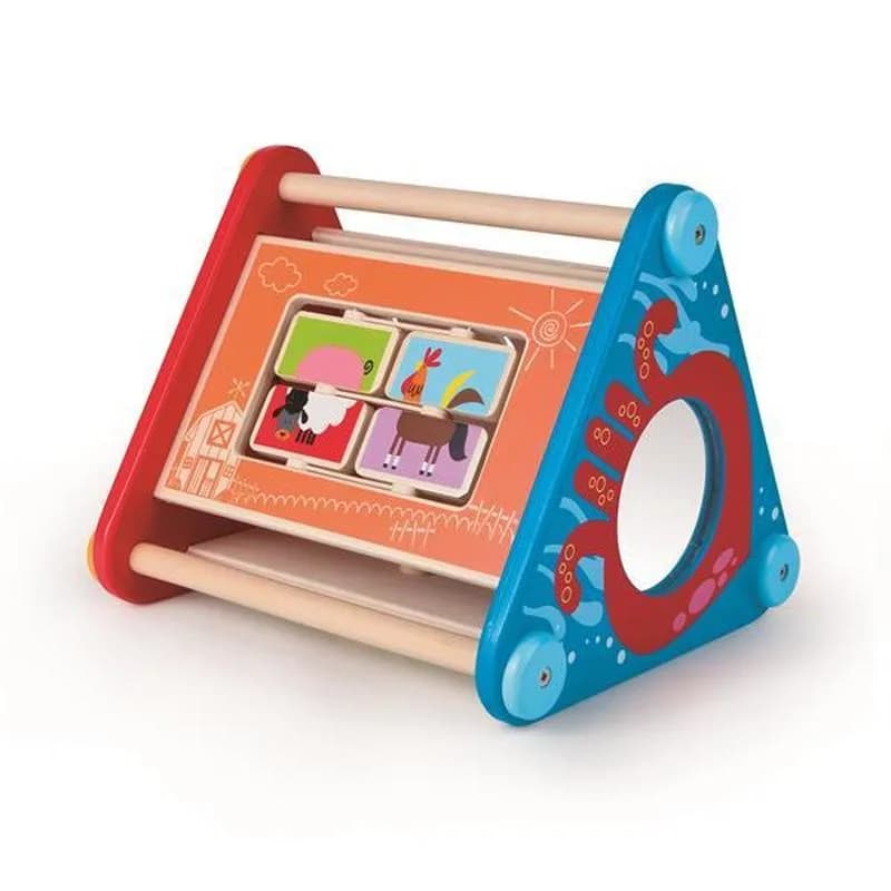 Бизибокс деревянный Hape 5 в 1 E0434 фото 2