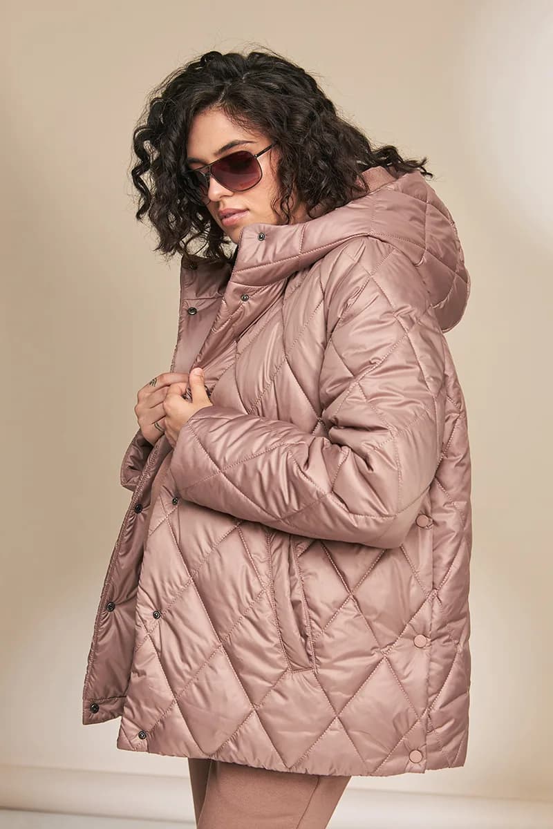 Куртка для вагітних S-XL Юла мама NOA OW-33.013 -коричневий фото 5 Куртка для вагітних S-XL Юла мама NOA OW-33.013 -коричневий фото 5