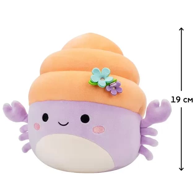 Іграшка м'яка Squishmallows Краб-відлюдник Арко 19см SQER01232 фото 2 Іграшка м'яка Squishmallows Краб-відлюдник Арко 19см SQER01232 фото 2