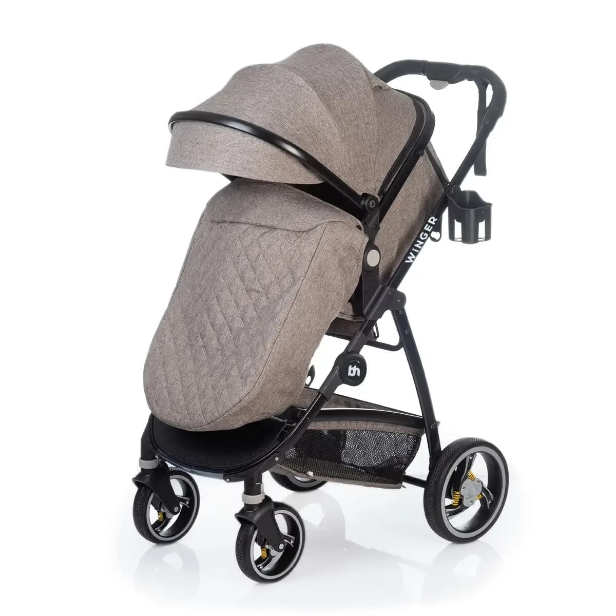 Коляска-трансформер BABYHIT Winger Brown 73554 фото 4 Коляска-трансформер BABYHIT Winger Brown 73554 фото 4