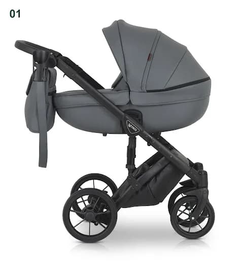 Коляска універсальна 3в1 Verdi Mirage Basic 9023-VMB3-4 black фото 2