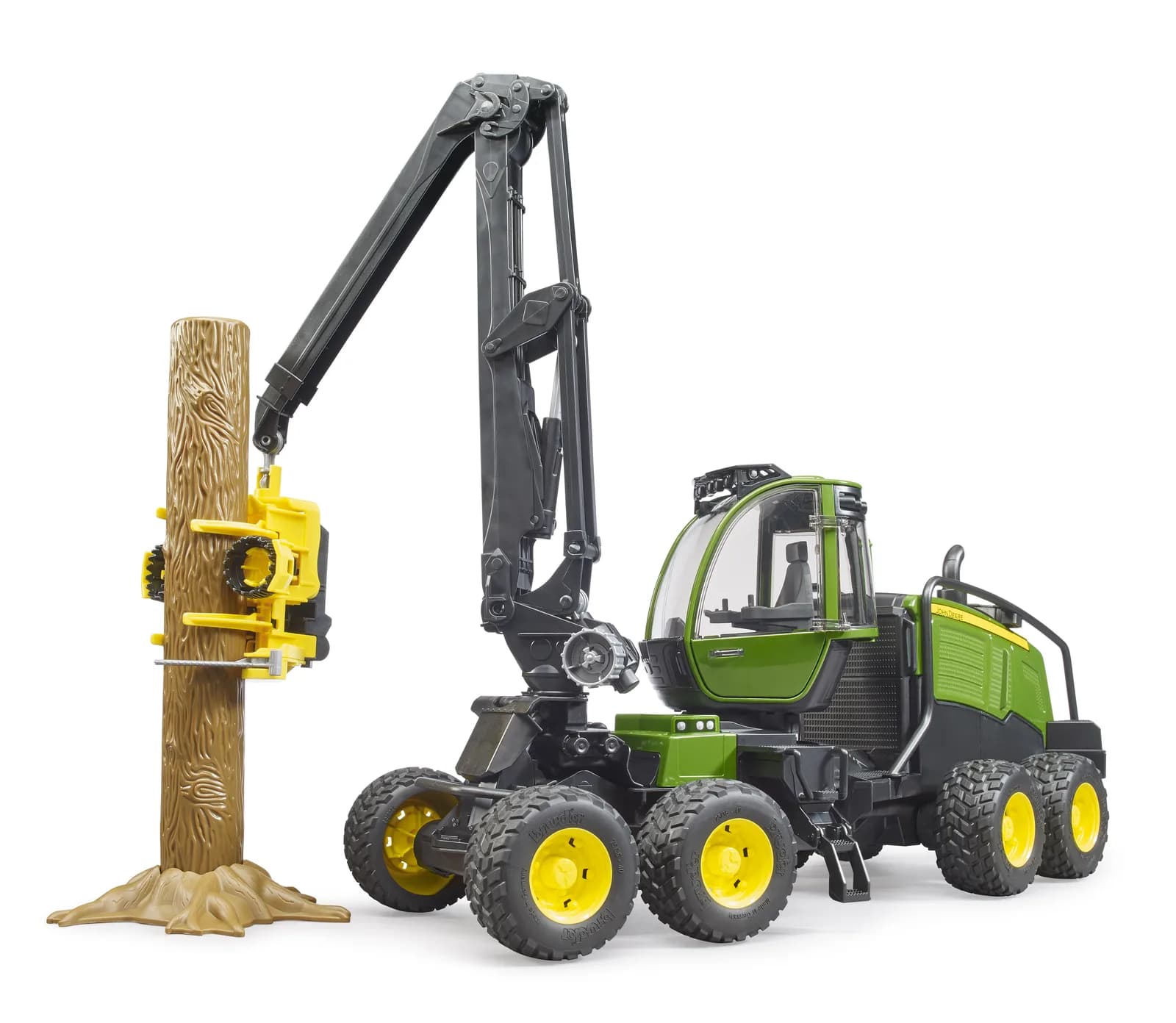 Харвестер John Deere 1270G с 1 бревном 1:16 Bruder 02135 фото 2 Харвестер John Deere 1270G с 1 бревном 1:16 Bruder 02135 фото 2