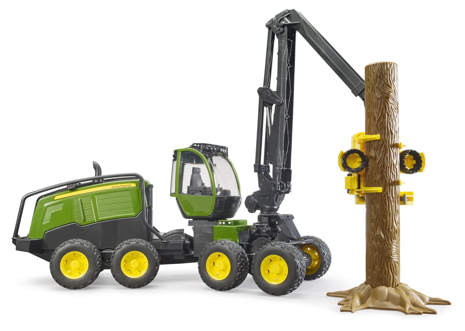 Харвестер John Deere 1270G с 1 бревном 1:16 Bruder 02135 фото 11 Харвестер John Deere 1270G с 1 бревном 1:16 Bruder 02135 фото 11