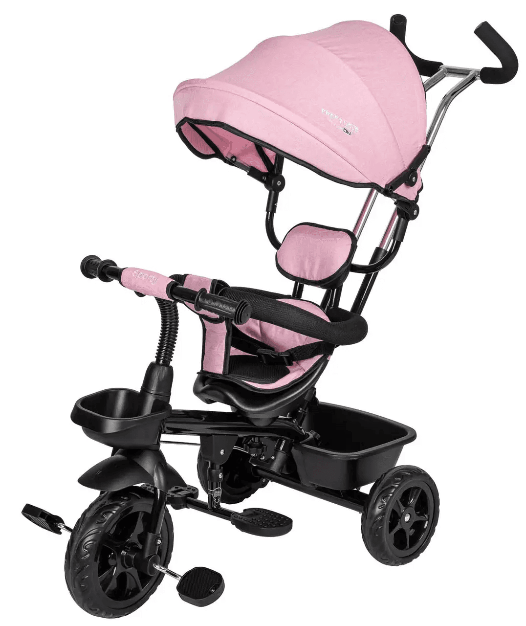 Велосипед 3-х колесный FreeON Free2Move Sport Black Pink 44152 Велосипед 3-х колесный FreeON Free2Move Sport Black Pink 44152
