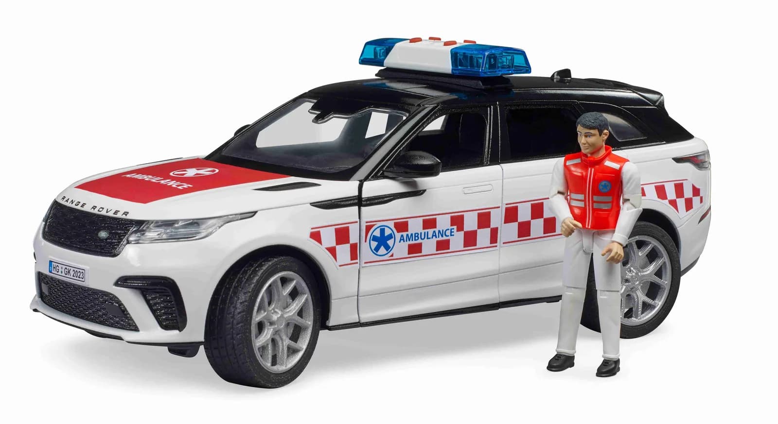 Автомобіль швидкої допомоги Range Rover Velar з фігуркою 1:16 Bruder 02885 фото 5 Автомобіль швидкої допомоги Range Rover Velar з фігуркою 1:16 Bruder 02885 фото 5