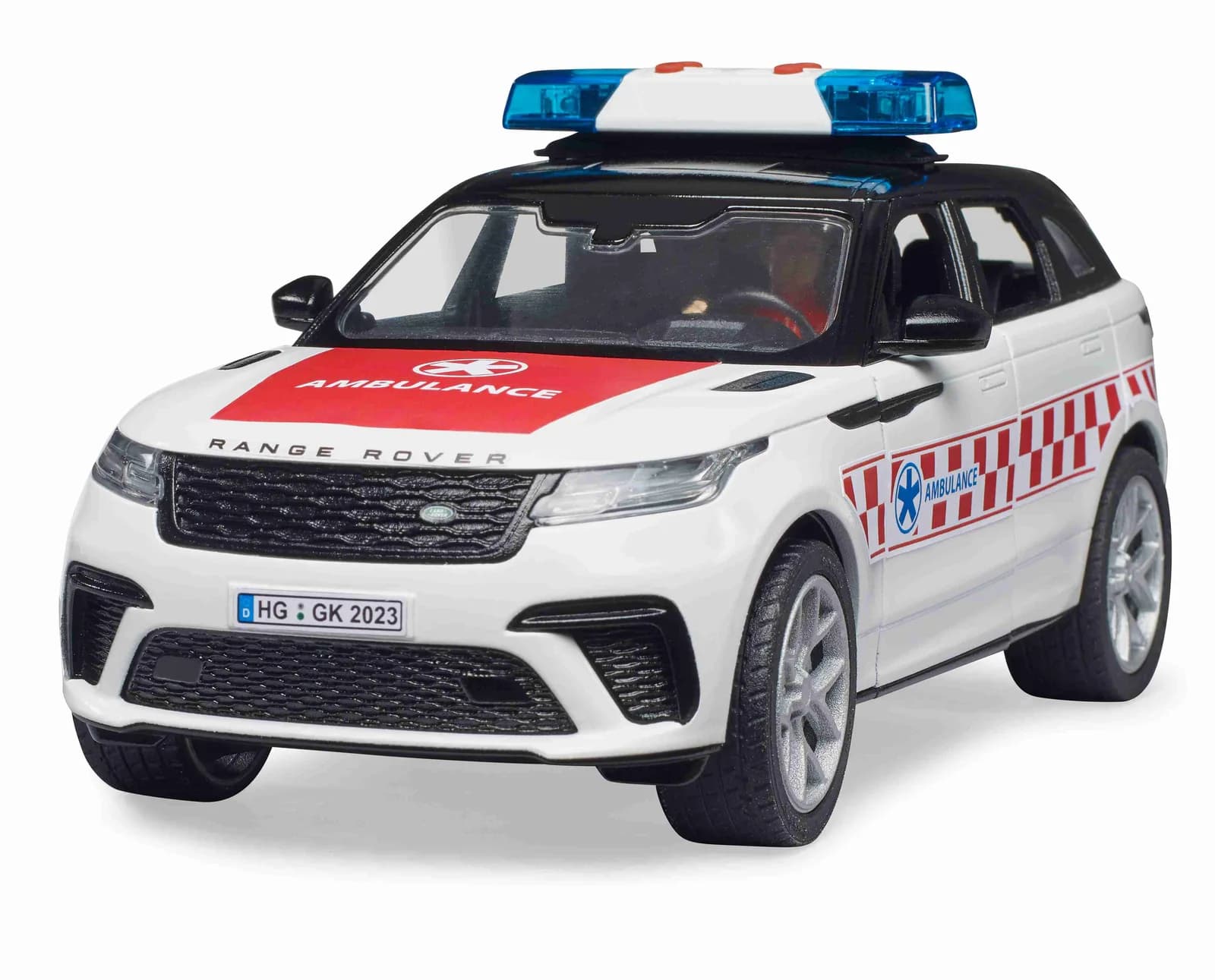 Автомобіль швидкої допомоги Range Rover Velar з фігуркою 1:16 Bruder 02885 фото 6 Автомобіль швидкої допомоги Range Rover Velar з фігуркою 1:16 Bruder 02885 фото 6