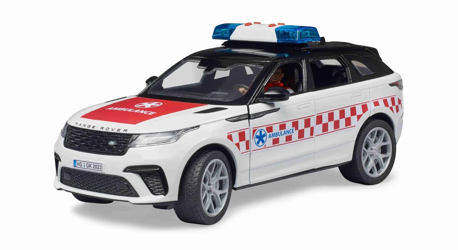 Автомобіль швидкої допомоги Range Rover Velar з фігуркою 1:16 Bruder 02885 фото 8 Автомобіль швидкої допомоги Range Rover Velar з фігуркою 1:16 Bruder 02885 фото 8