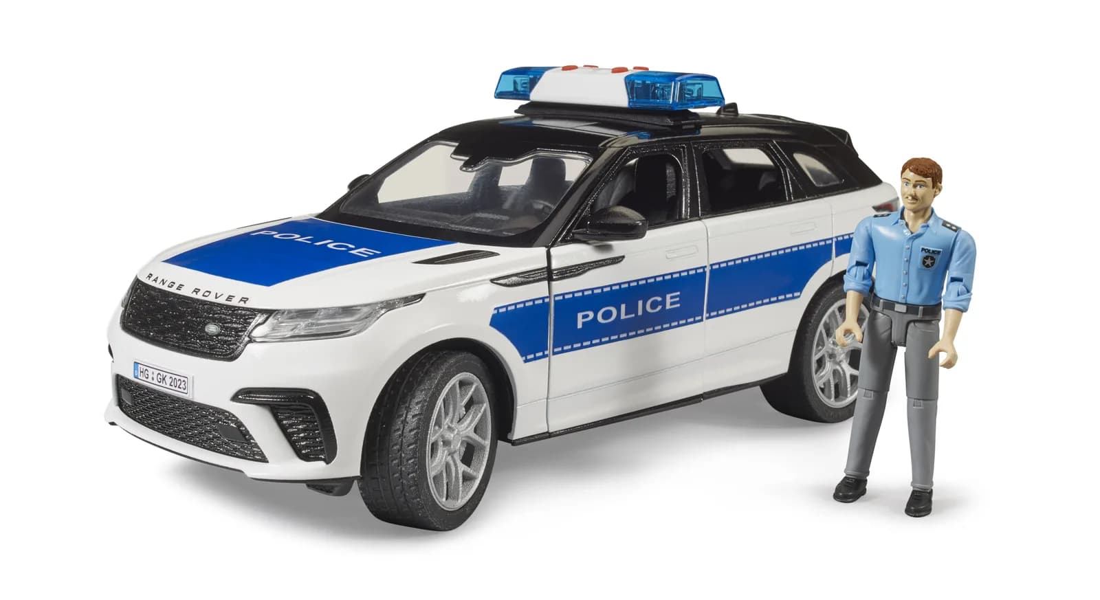 Полицейский джип Range Rover Velar с фигуркой полицейского 1:16 Bruder 02890 фото 2