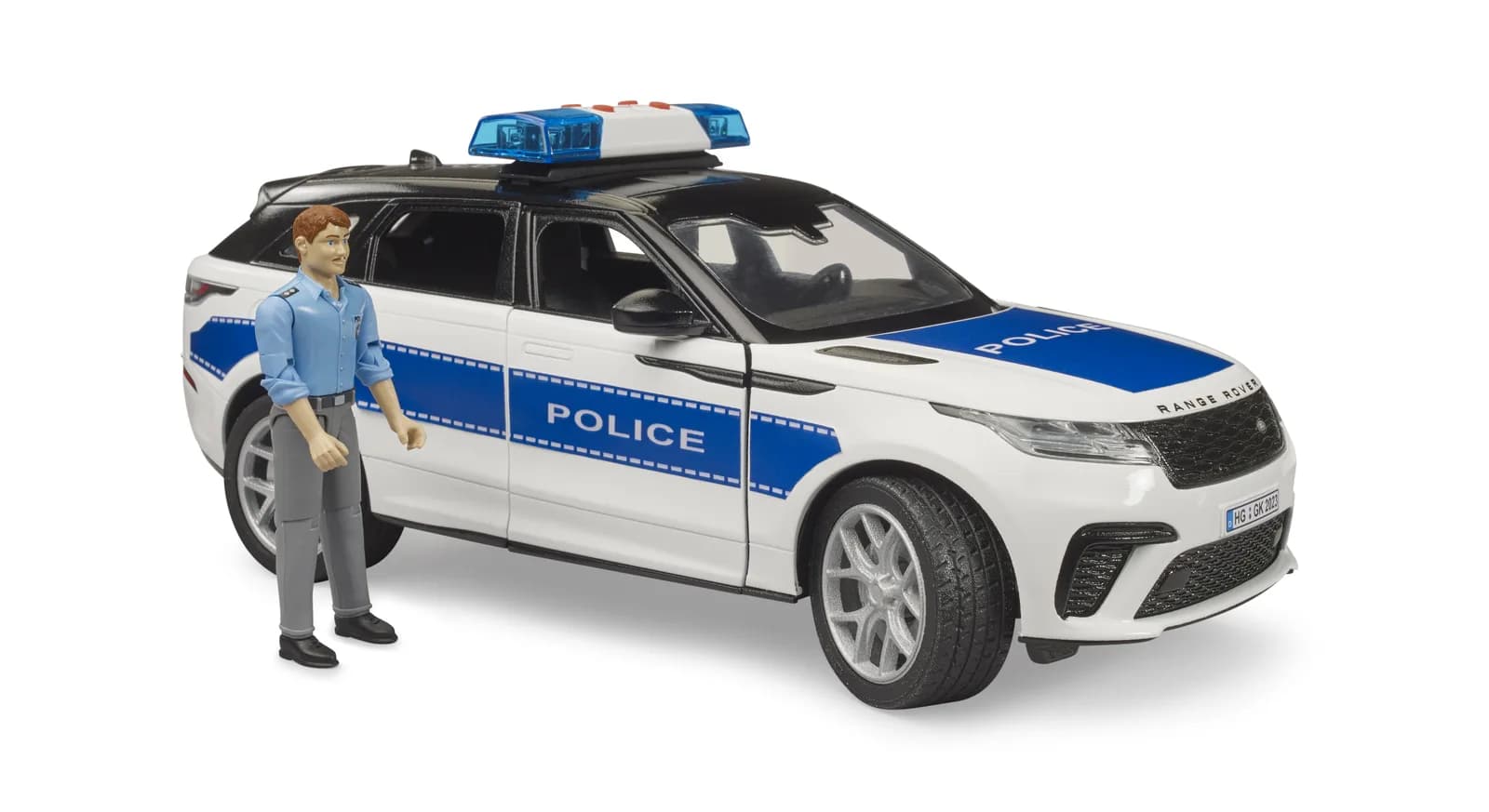 Полицейский джип Range Rover Velar с фигуркой полицейского 1:16 Bruder 02890 фото 6
