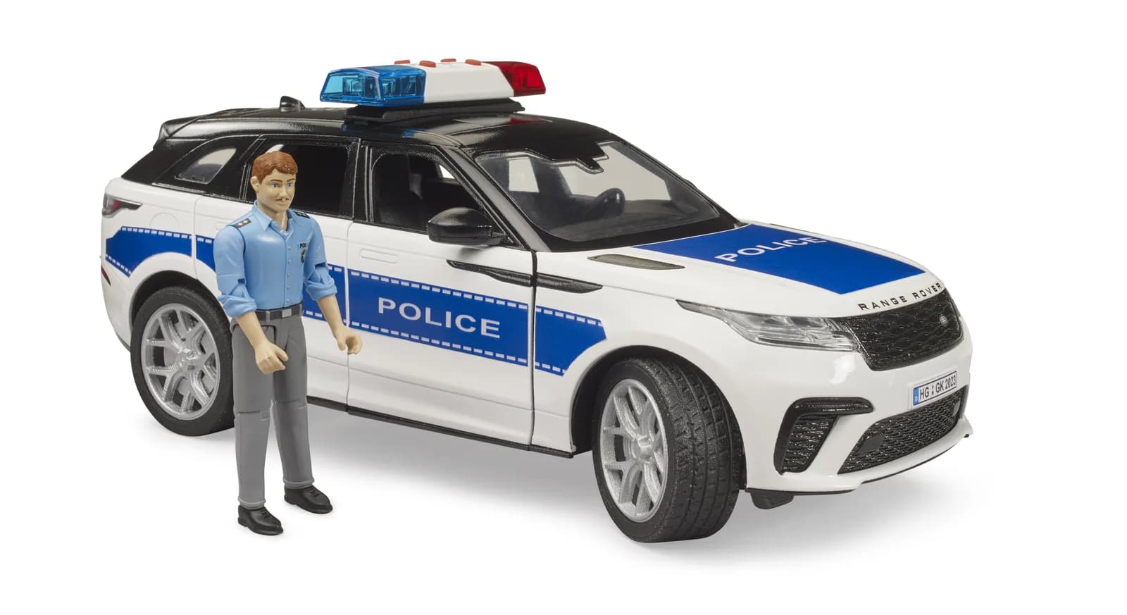 Полицейский джип Range Rover Velar с фигуркой полицейского 1:16 Bruder 02890 фото 5