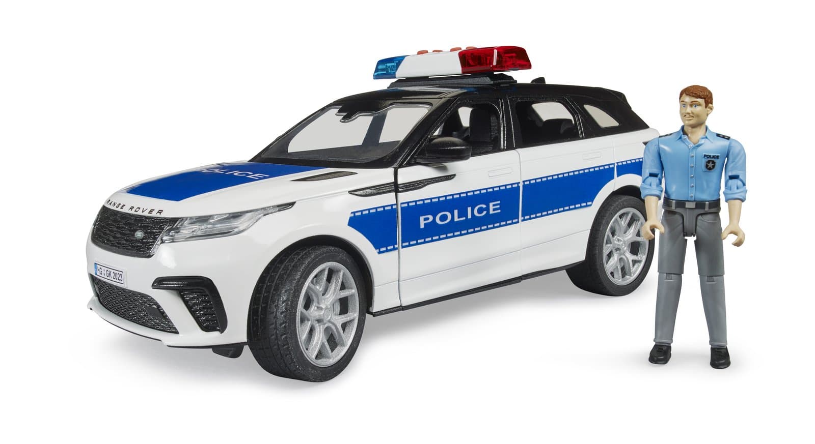 Полицейский джип Range Rover Velar с фигуркой полицейского 1:16 Bruder 02890