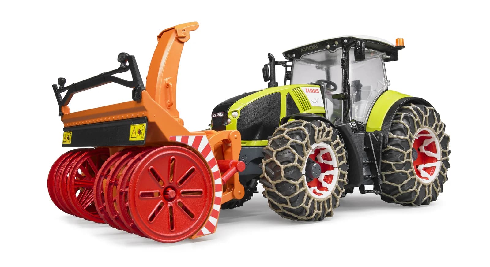 Трактор Claas Axion 950 для прибирання снігу 1:16 Bruder 03017 фото 4