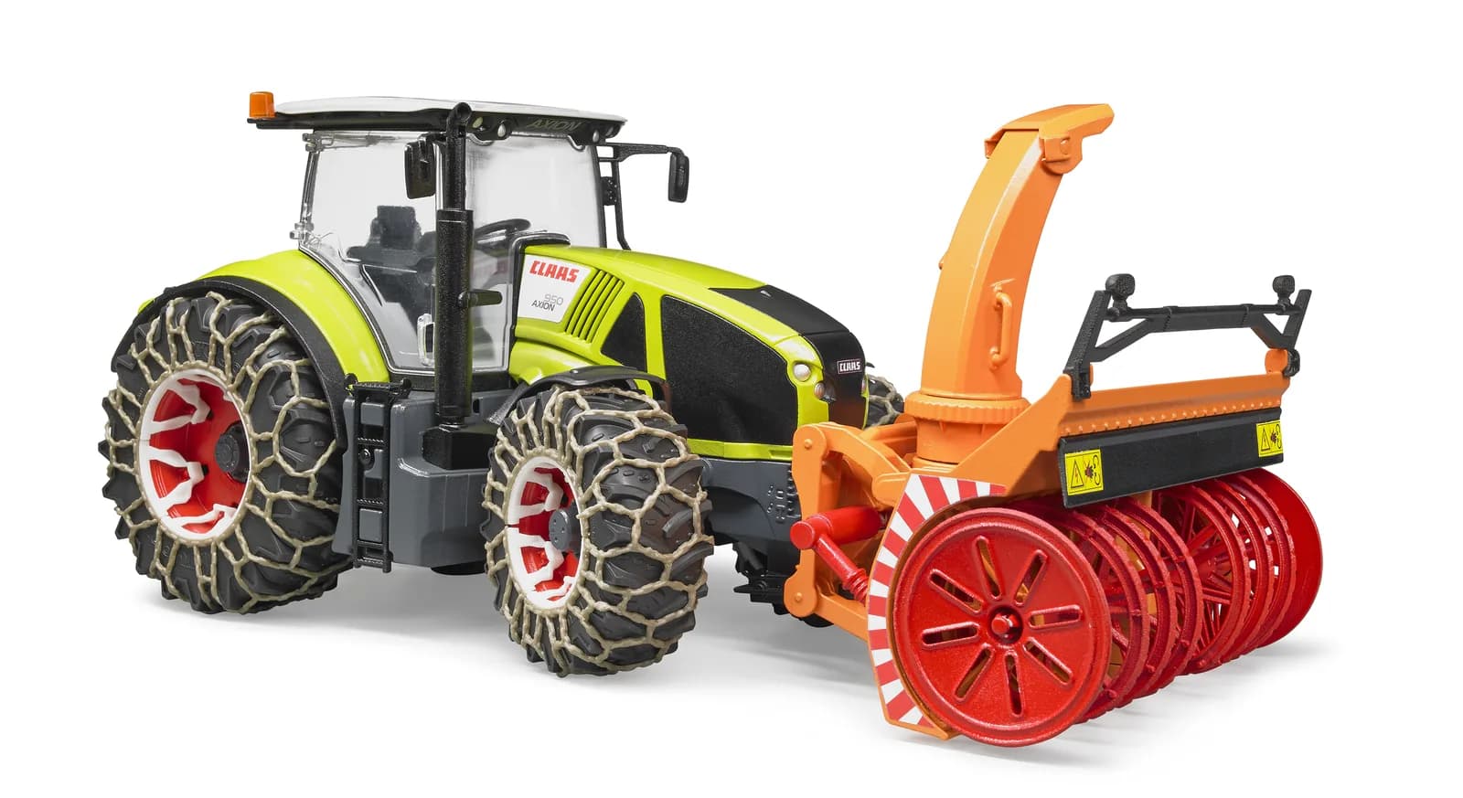 Трактор Claas Axion 950 для прибирання снігу 1:16 Bruder 03017 фото 9