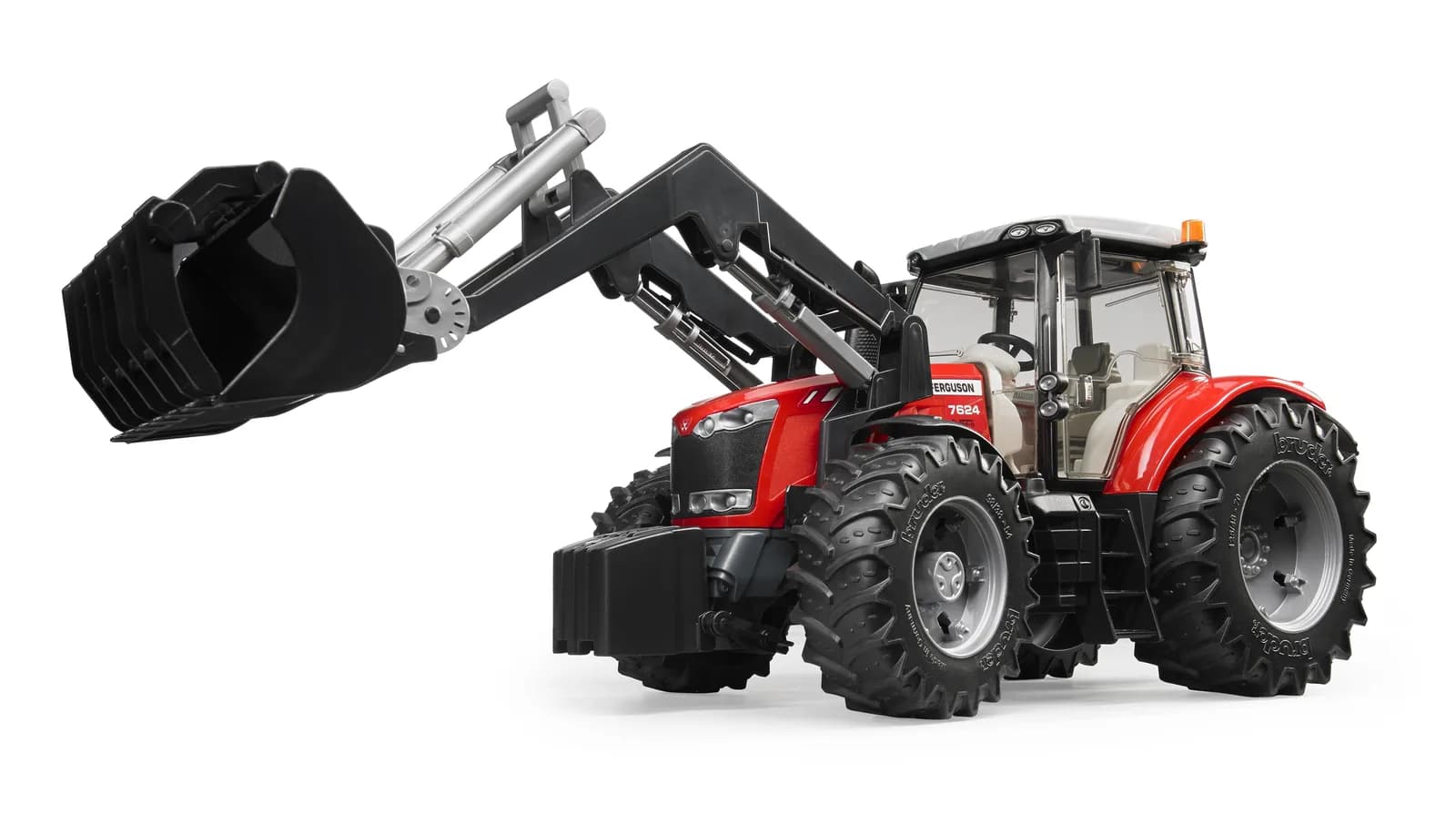 Трактор Massey Ferguson 7624 с передним погрузчиком 1:16 Bruder 03047 фото 2 Трактор Massey Ferguson 7624 с передним погрузчиком 1:16 Bruder 03047 фото 2
