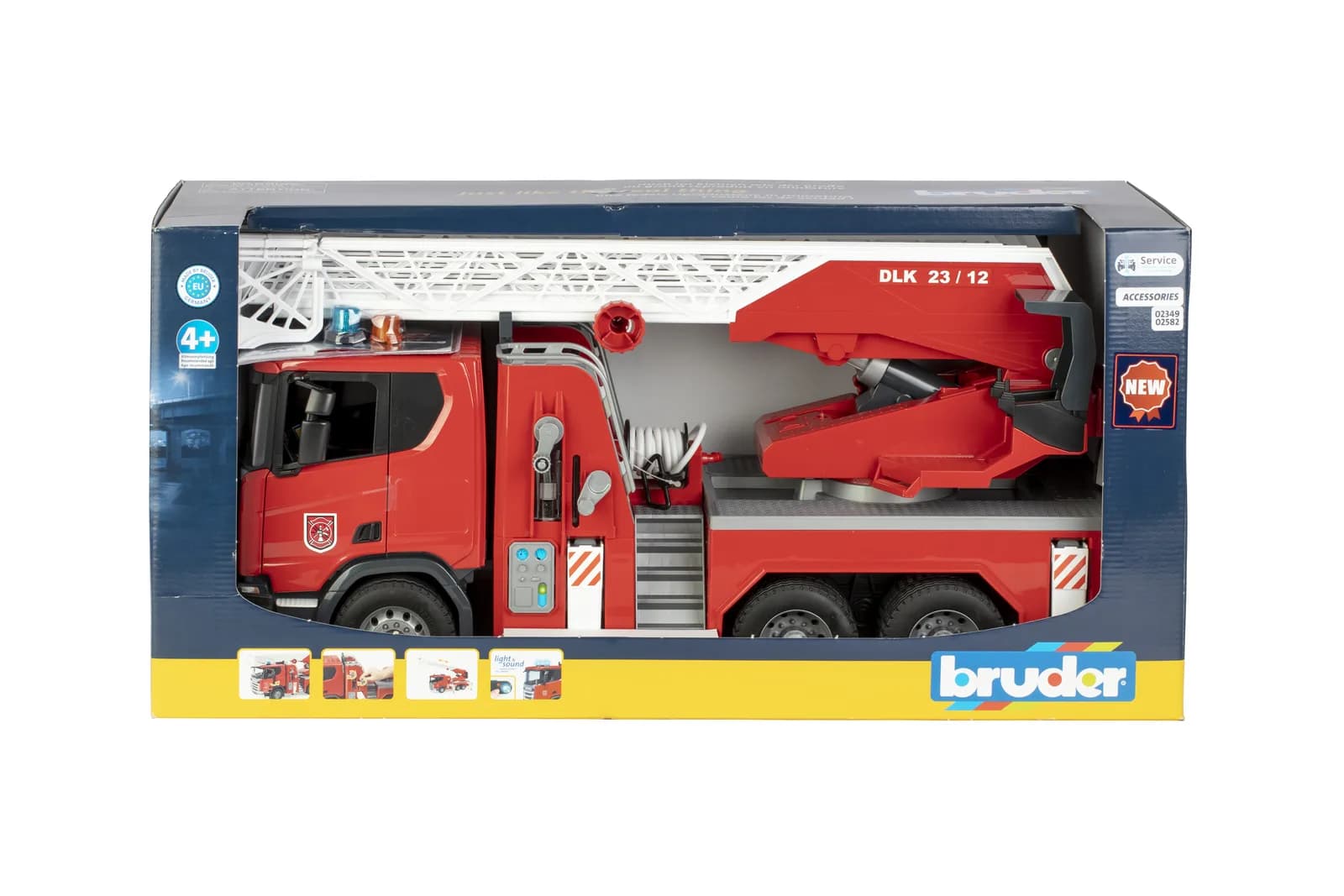 Пожежна машина Scania Super 560R 1:16 Bruder 03591 фото 8