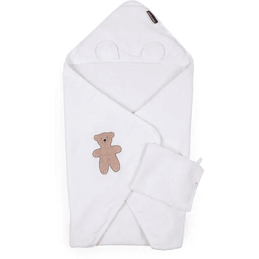 Полотенце с капюшоном Childhome 80*80см terry teddy CCBCJMTB Полотенце с капюшоном Childhome 80*80см terry teddy CCBCJMTB