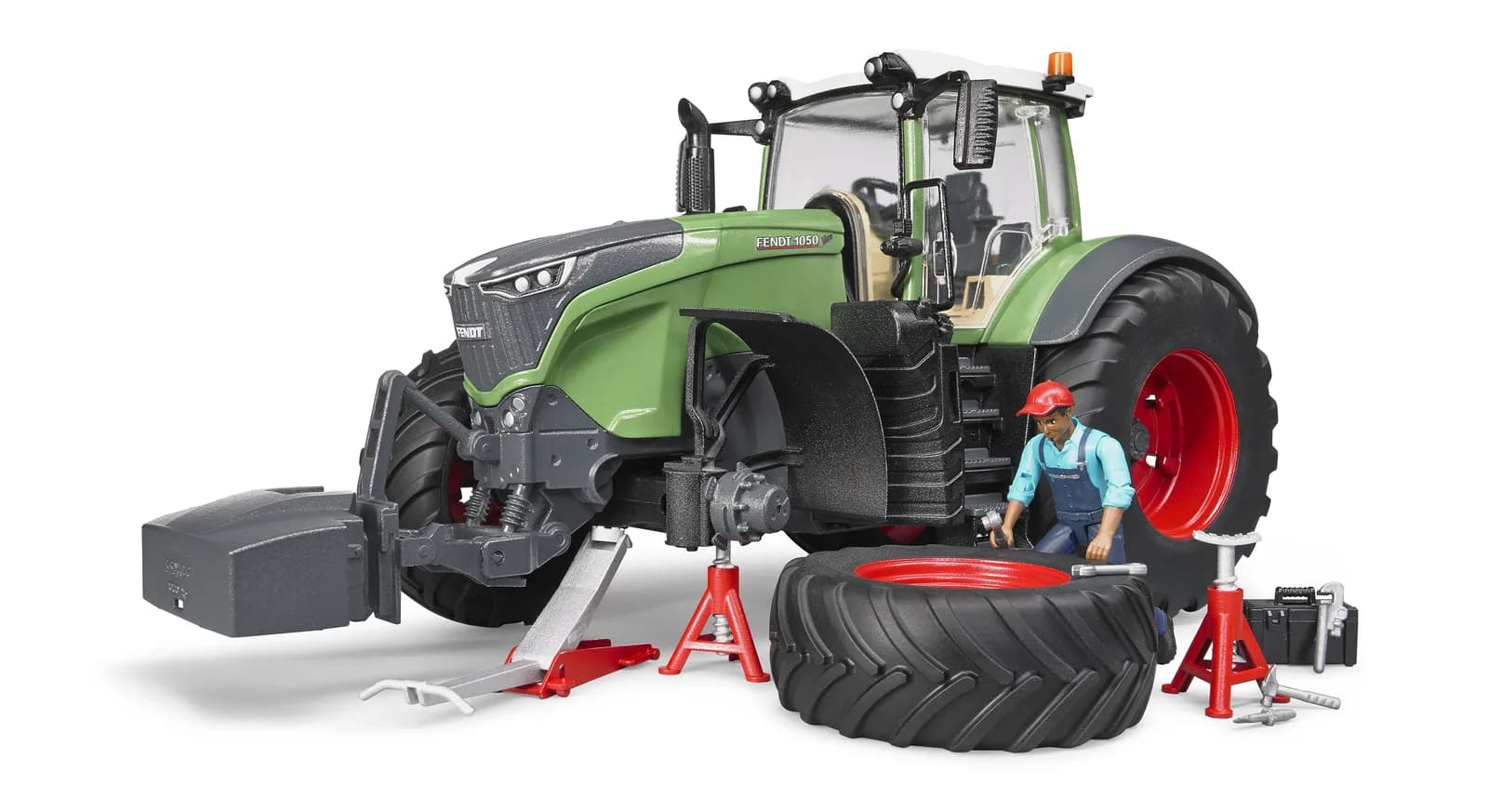 Трактор Fendt 1050 Vario з фігуркою та аксесуарами для ремонту 1:16 Bruder 04041 фото 3