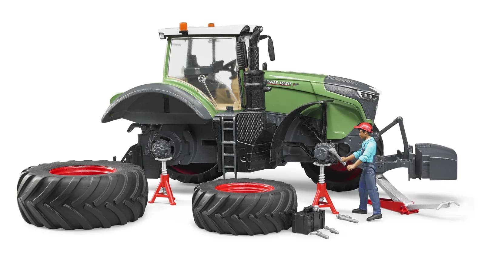 Трактор Fendt 1050 Vario з фігуркою та аксесуарами для ремонту 1:16 Bruder 04041 фото 4