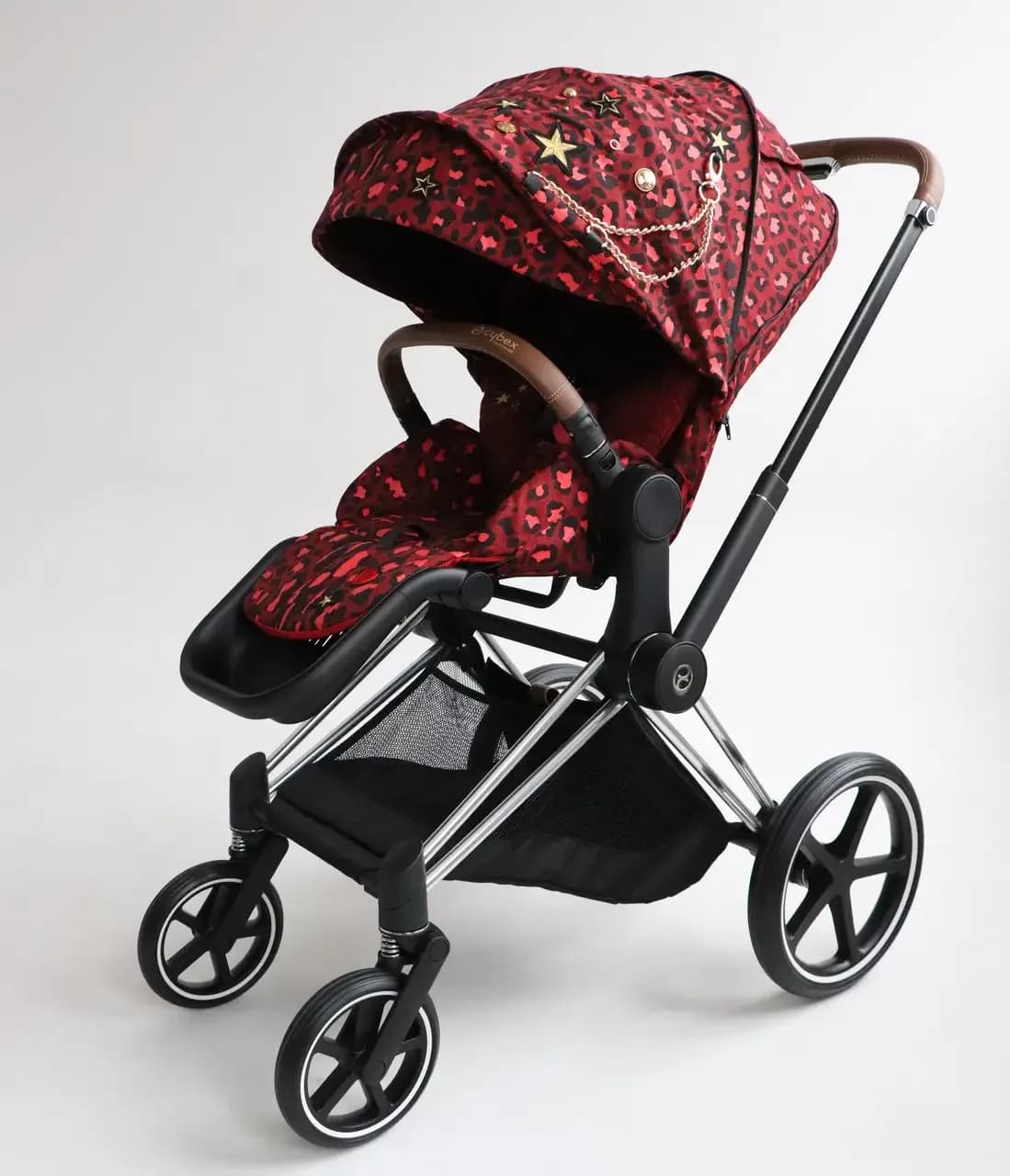 Коляска универсальная 2в1 Cybex Priam 4.0 by Alec Voelkel Rockstar/Chrome Brown 522000883/3 фото 3 Коляска универсальная 2в1 Cybex Priam 4.0 by Alec Voelkel Rockstar/Chrome Brown 522000883/3 фото 3