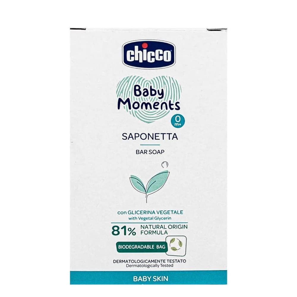Мило Chicco Baby Moments з гліцерином 100г 10398.00 фото 2 Мило Chicco Baby Moments з гліцерином 100г 10398.00 фото 2