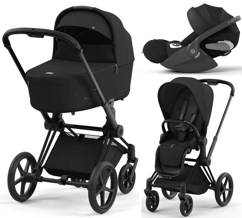 Коляска универсальная 3в1 Cybex Priam 4.0 Sepia Black/Matt Black/Cloud T i-Size 523000799/01 Коляска универсальная 3в1 Cybex Priam 4.0 Sepia Black/Matt Black/Cloud T i-Size 523000799/01