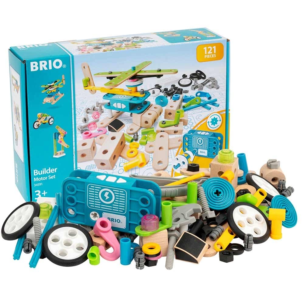 Конструктор BRIO Builder с мотором 121 ел 34591