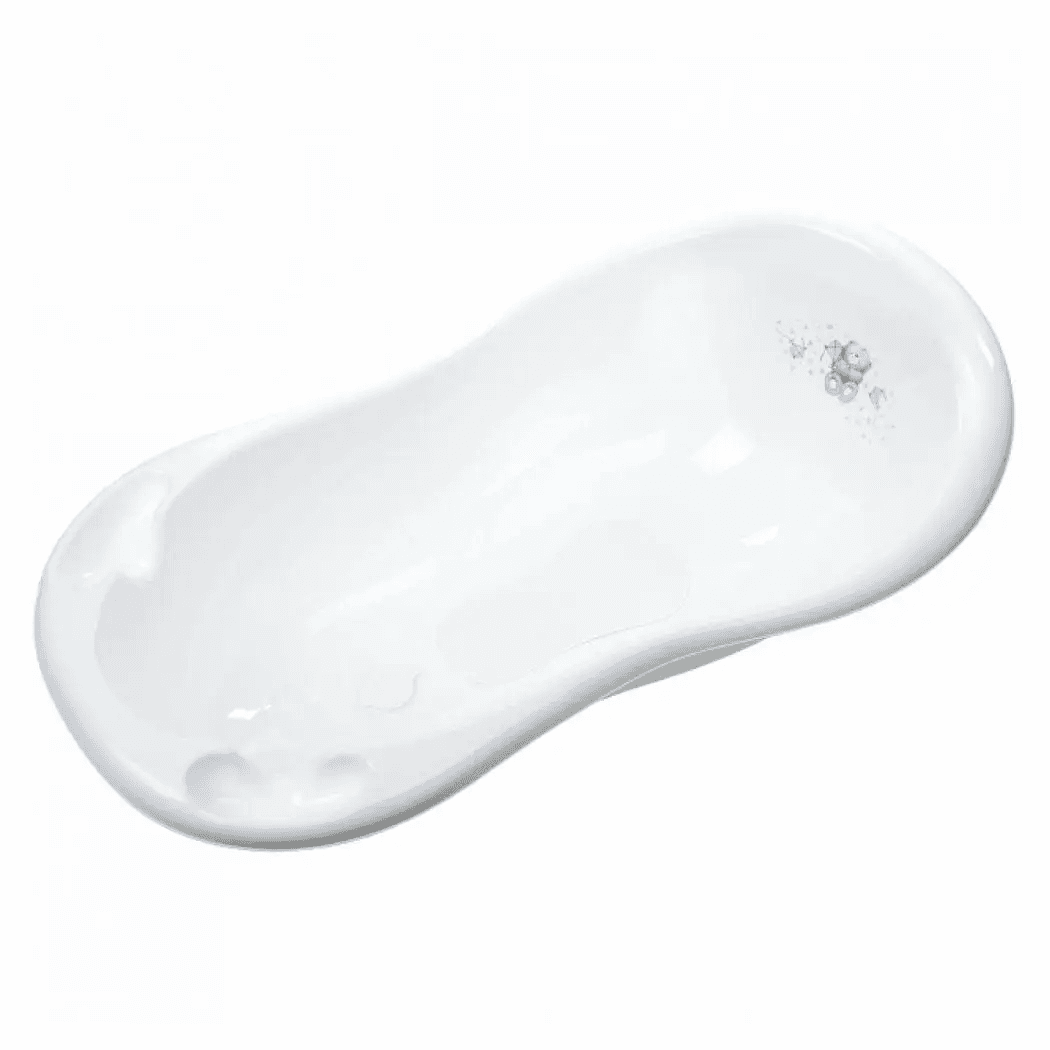 Ванна детская Maltex Bear Bathtub 100 cm with plug and anti-slip mat 2138_60 white 681198