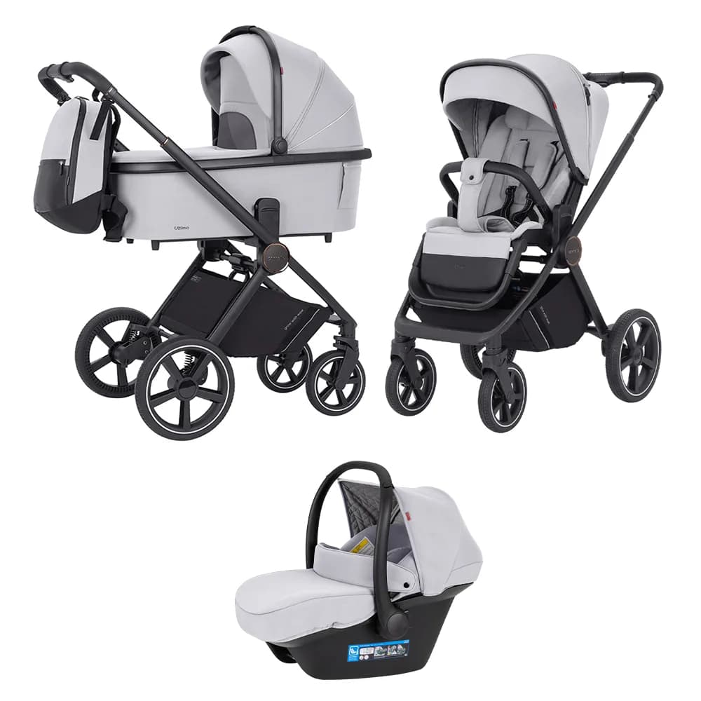 Коляска універсальна 3в1 Carrello Ultimo CRL-6519 Arctic Grey фото 2 Коляска універсальна 3в1 Carrello Ultimo CRL-6519 Arctic Grey фото 2