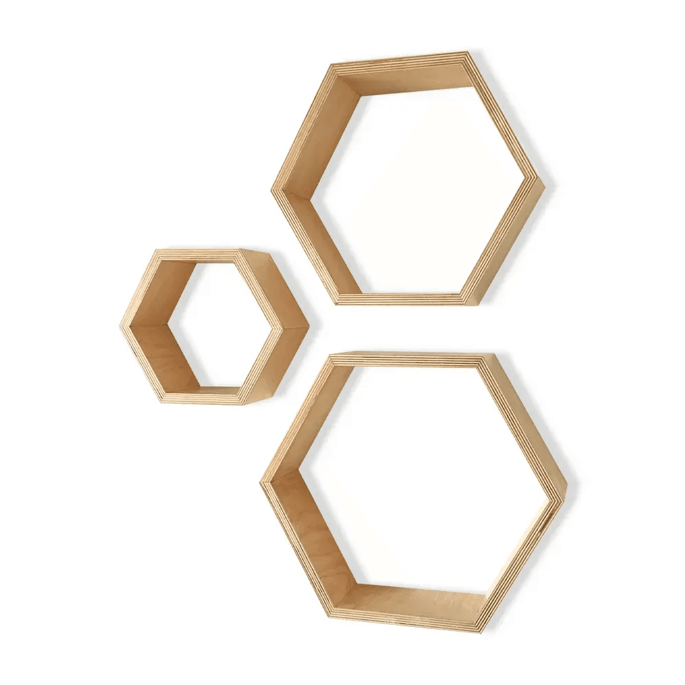 Настінні полички Royal Sleep Honeycombs 2822 Бук