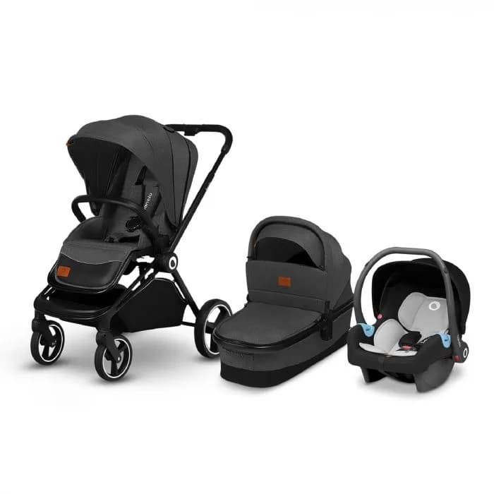 Коляска универсальная 3в1 Lionelo Mika Grey Graphite LO-MIKA 3IN1 GREY GRAPHITE фото 2 Коляска универсальная 3в1 Lionelo Mika Grey Graphite LO-MIKA 3IN1 GREY GRAPHITE фото 2