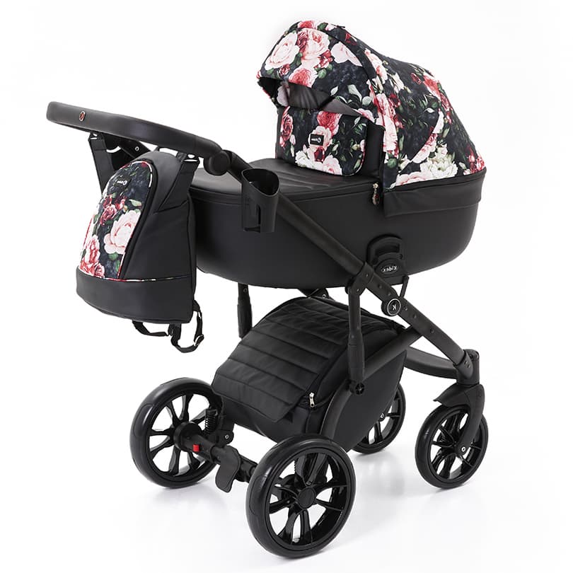 Коляска універсальна 2в1 Kidex K-Style Bloom of Rose Handle Black KDX0011 Коляска універсальна 2в1 Kidex K-Style Bloom of Rose Handle Black KDX0011