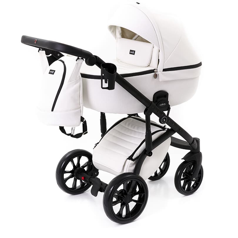 Коляска універсальна 2в1 Kidex K-Style Diamond White Handle Black FB KDX0017