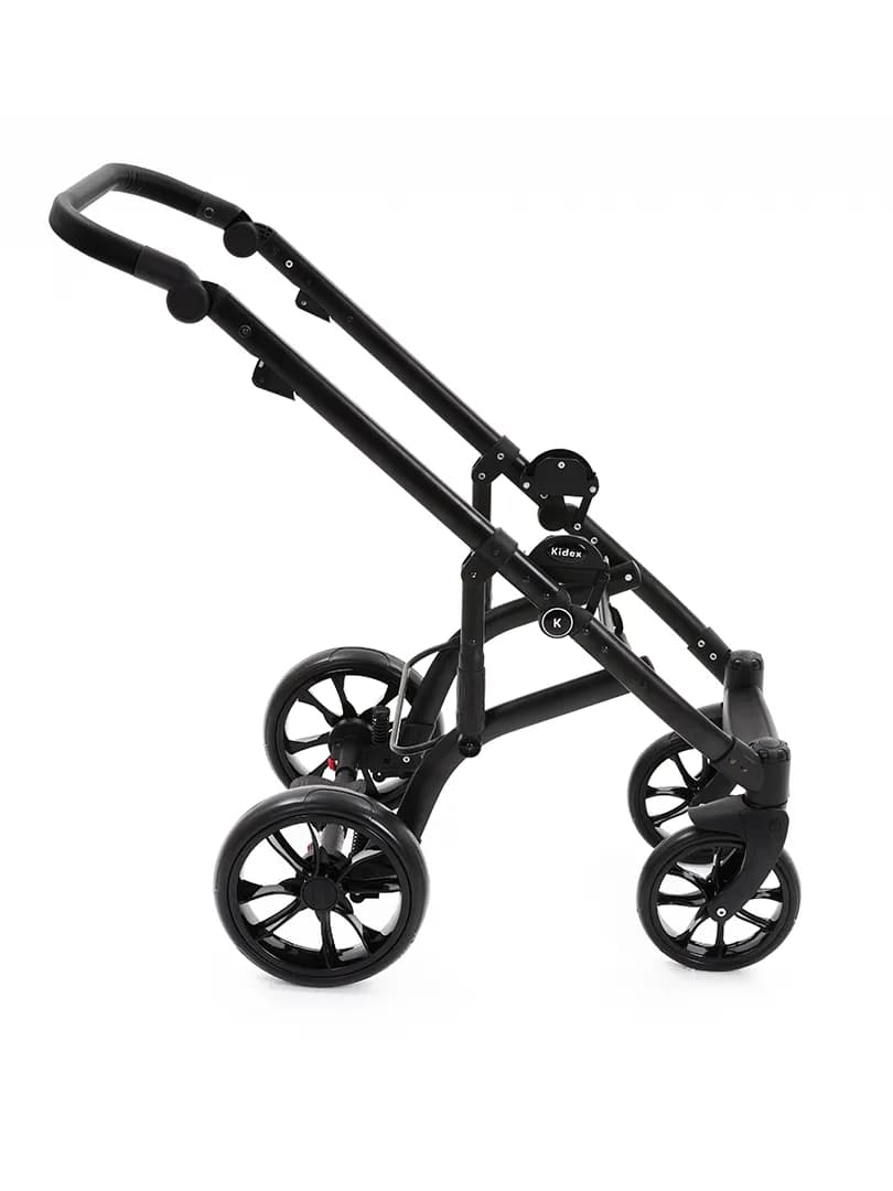 Коляска универсальная 3в1 Kidex K-Style Pure black Handle black KDXS03 фото 6 Коляска универсальная 3в1 Kidex K-Style Pure black Handle black KDXS03 фото 6