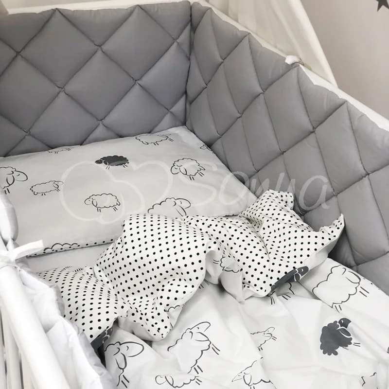 Постільний комплект Маленька Соня Baby Design Коти в хмарах 6од 0220397 фото 2