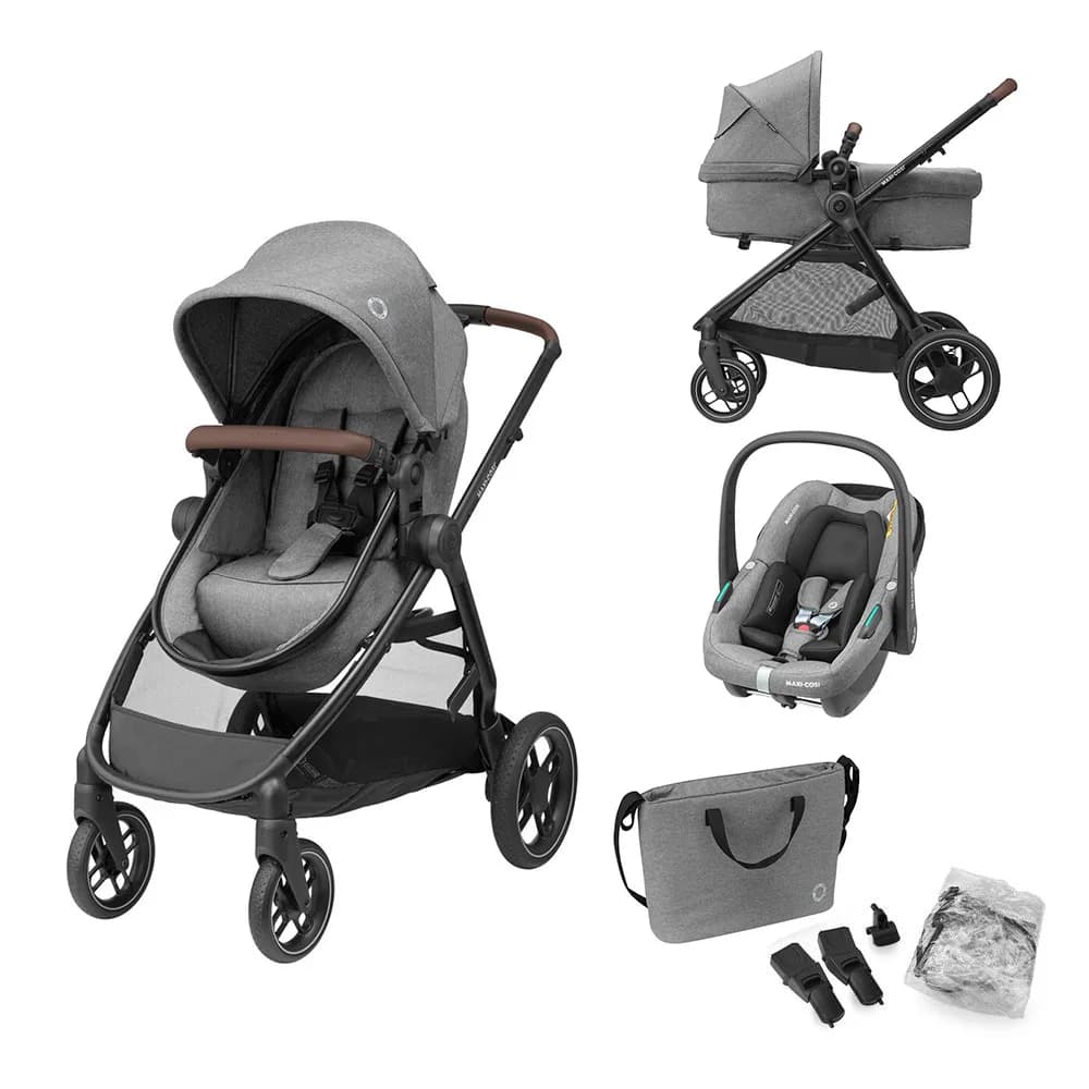 Коляска универсальная 3в1 Maxi-Cosi Zelia S Trio 1996911110 Grey фото 14 Коляска универсальная 3в1 Maxi-Cosi Zelia S Trio 1996911110 Grey фото 14