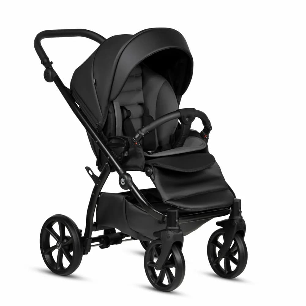 Коляска универсальная 2в1 Tutis Uno5+ Leather collection 1402699 Jet Black фото 5