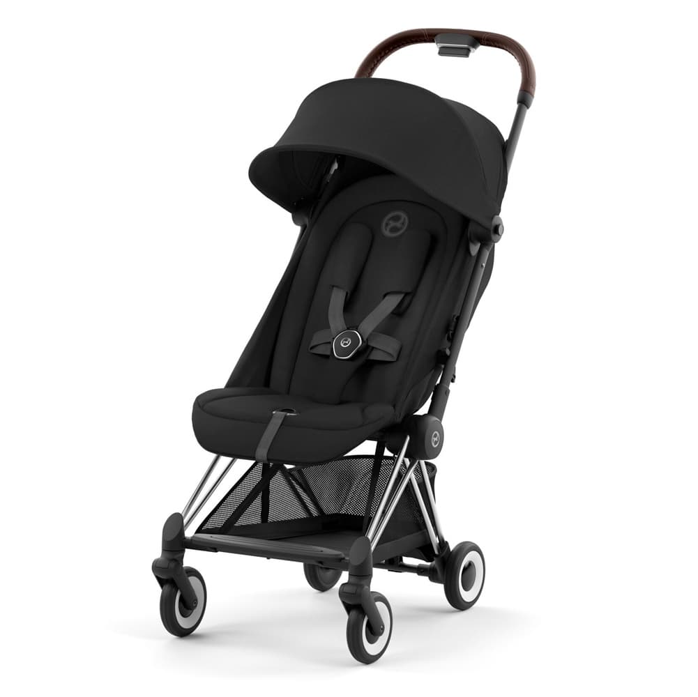 Коляска прогулянкова Cybex Coya 2023 Chrome Dark Brown 522004385 Sepia Black