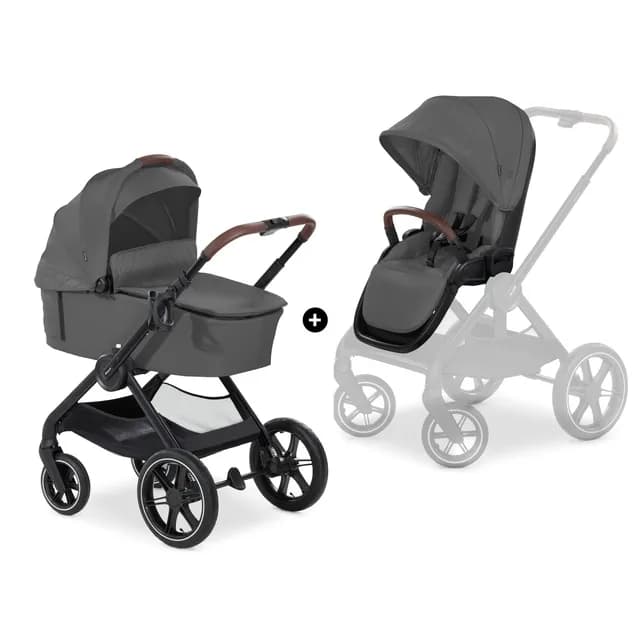 Коляска універсальна 2в1 Hauck Walk N Care Air 16548-5 Dark Grey фото 5
