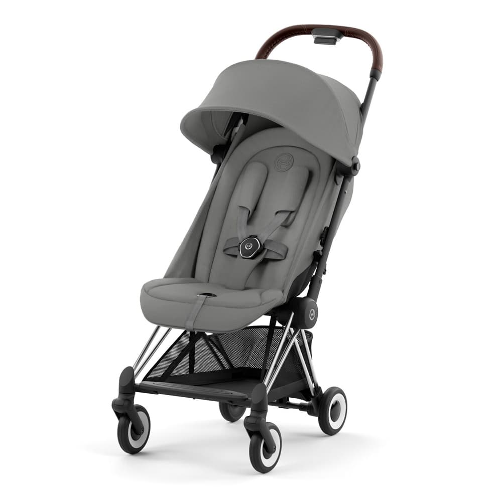 Коляска прогулочная Cybex Coya Chrome Dark Brown 522004395 Mirage Grey Коляска прогулочная Cybex Coya Chrome Dark Brown 522004395 Mirage Grey
